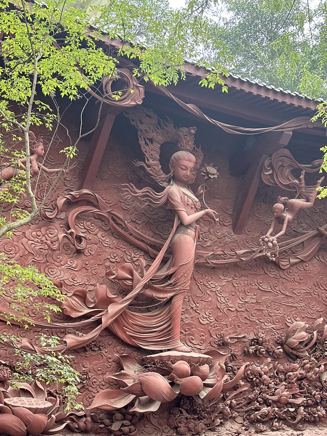 绵阳圣水寺泥塑3