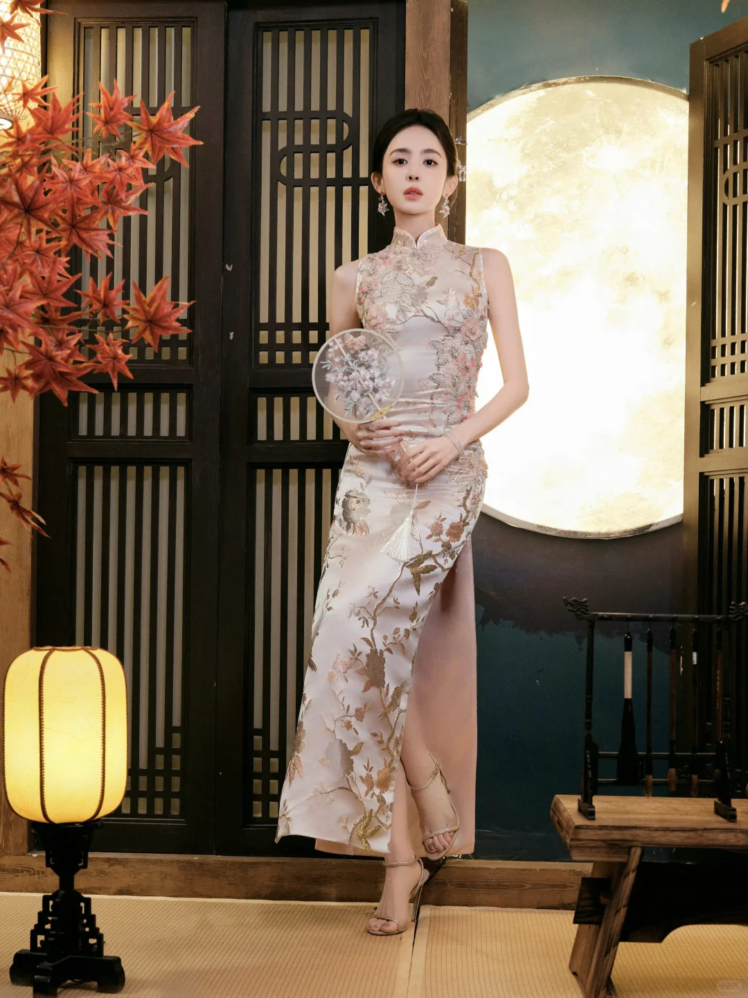 被女明星的中式旗袍穿搭狠狠拿捏了👍