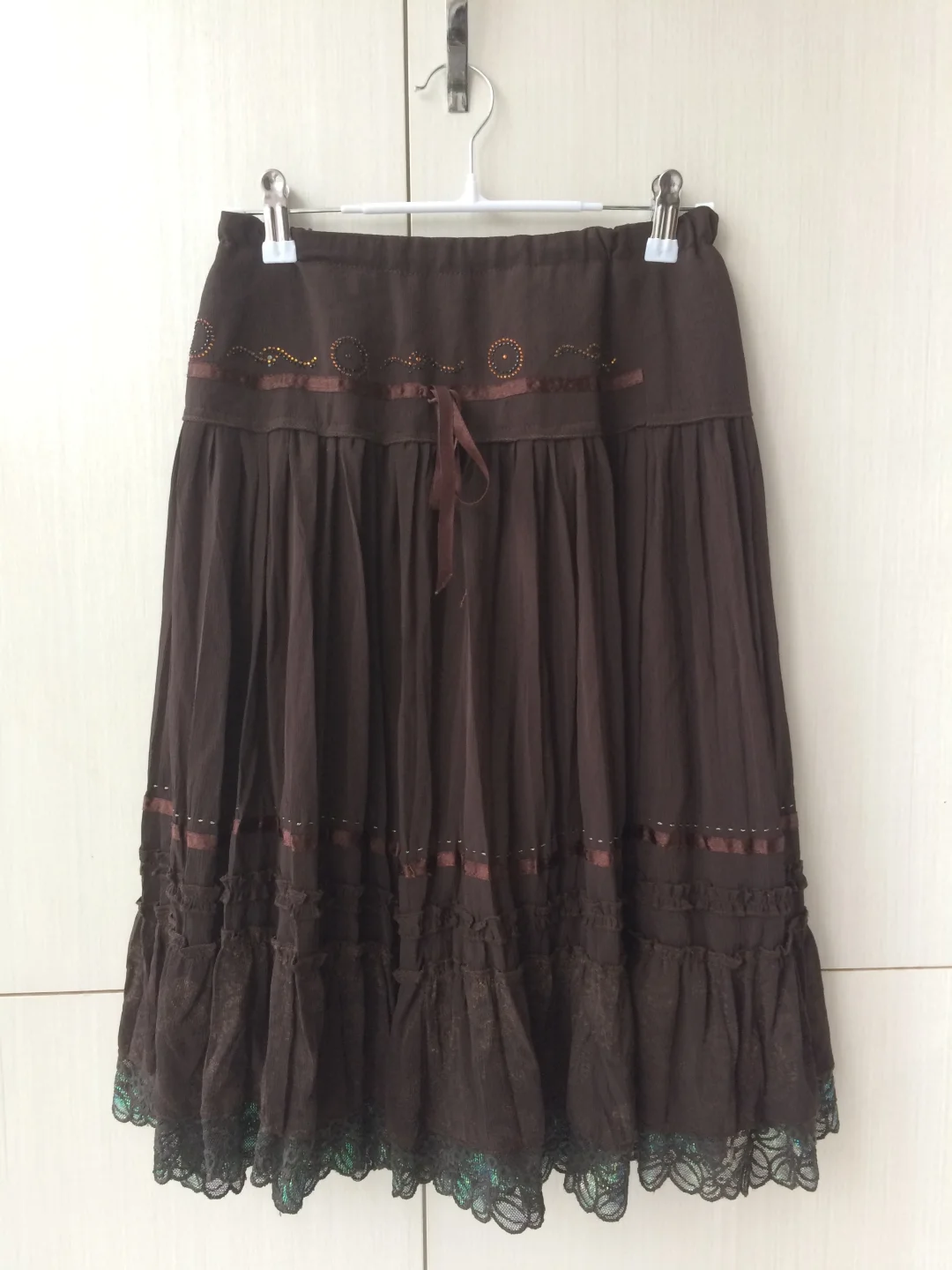 vintage复古红配棕