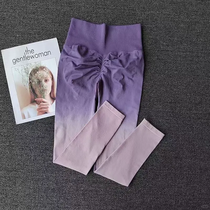 被问麻了❗ 这高腰渐变色蜜桃裤必须安利