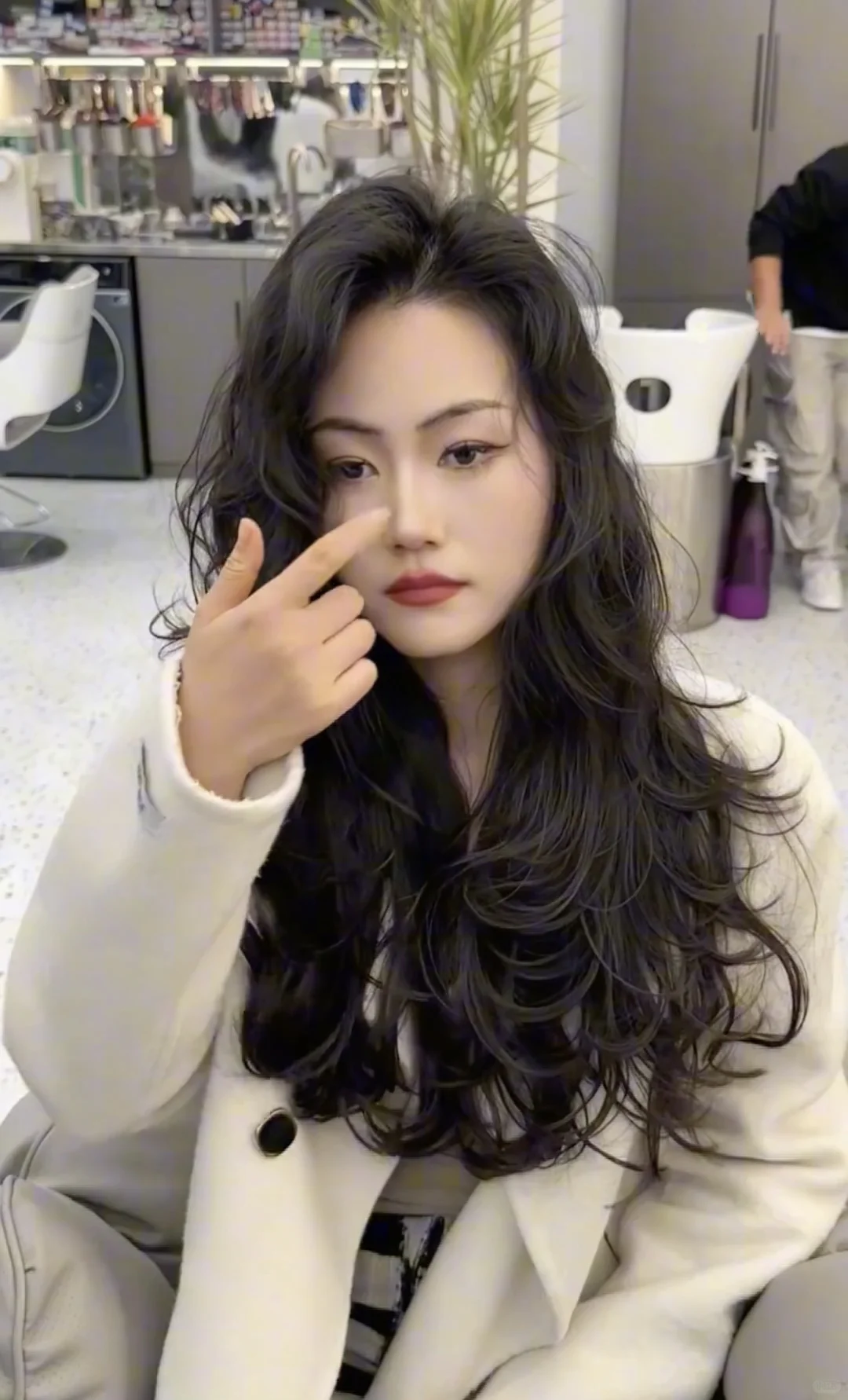 惠州方圆脸的姐妹都给我去烫这款云朵烫卷发