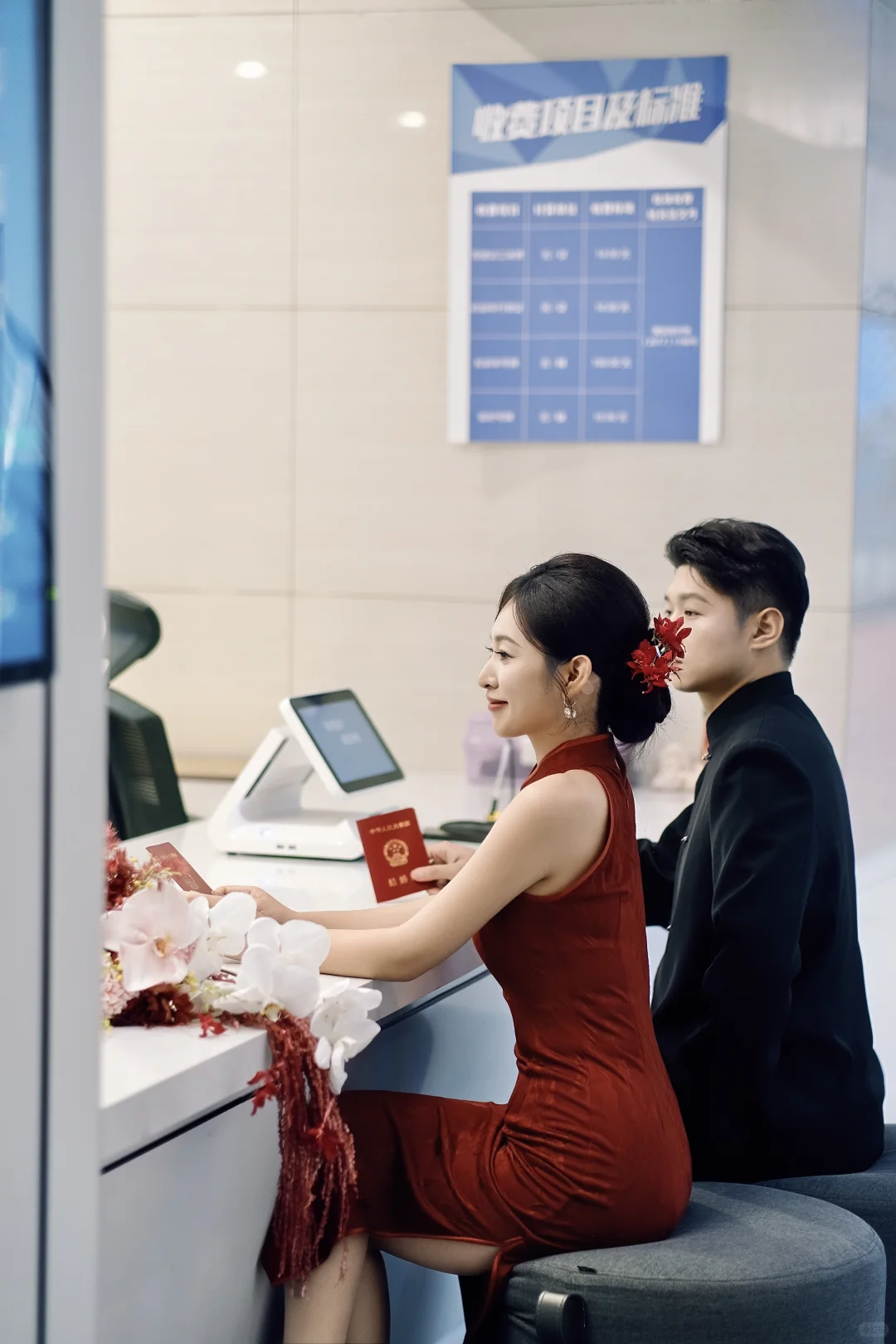 原来穿旗袍去领证更有仪式感