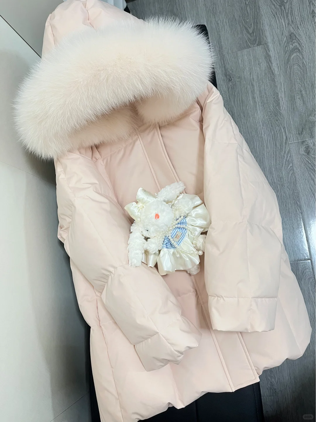 5G入冬❄️这宝贝粉羽绒服🍧好甜美好显白啊