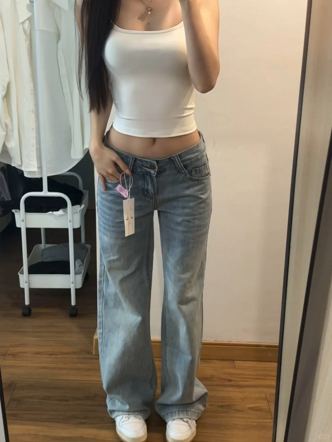 popchee 四条低腰牛仔裤测评