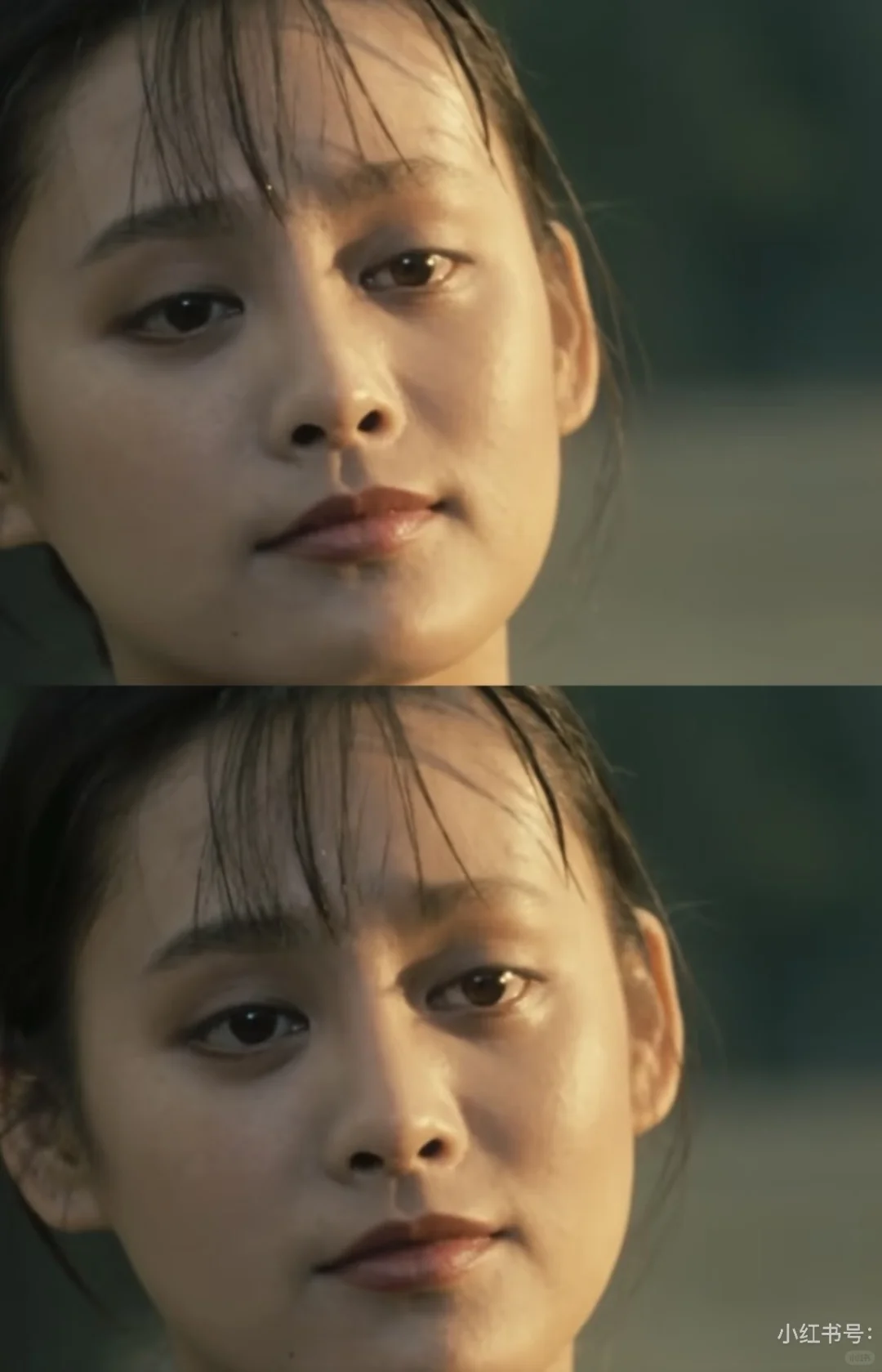 宁静，明艳大气的长相，野性难驯的气质