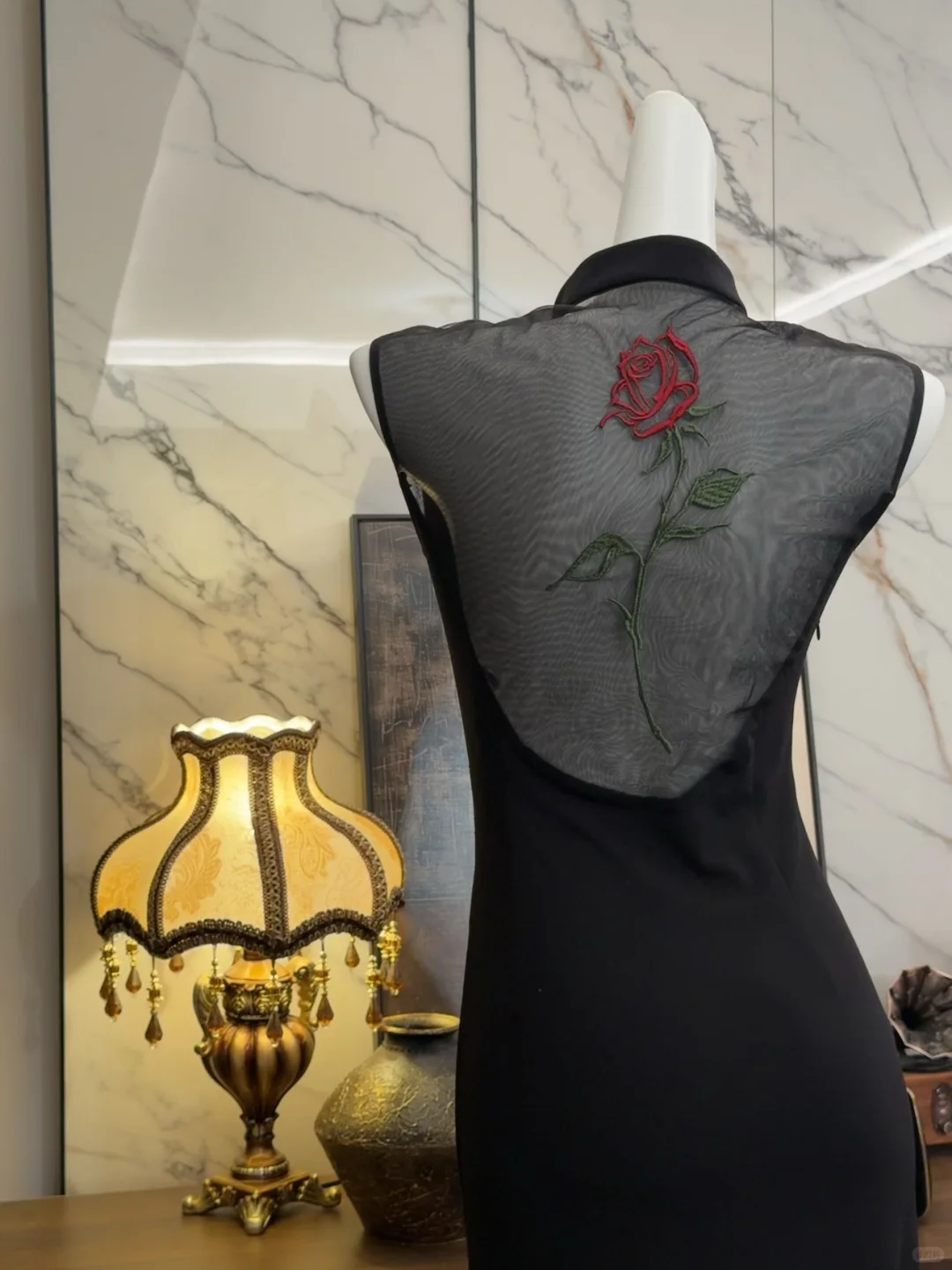 因为后背爱上这件旗袍～