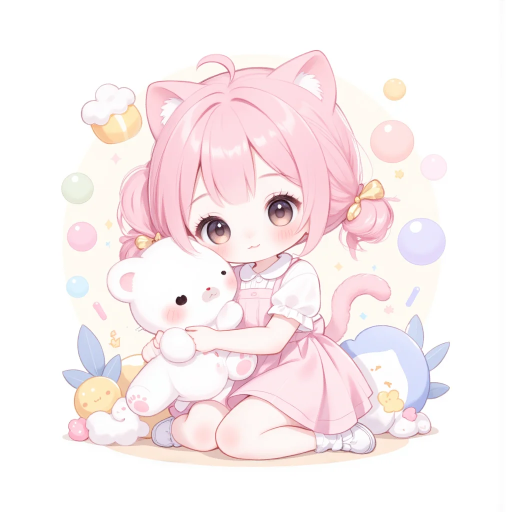 粉色梦幻：甜美与治愈的童话世界