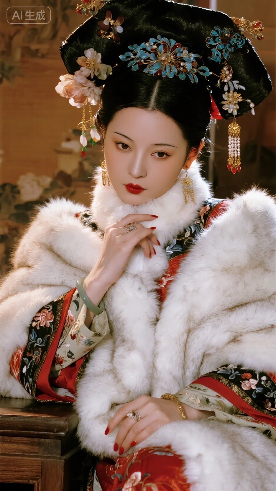 每年进贡的上好皮子都送到贵妃宫里了......