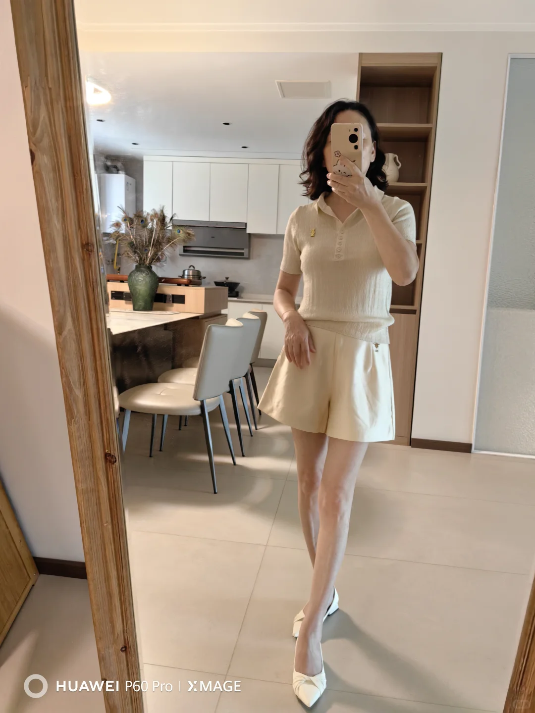 50+穿搭！🌿谁说通勤不能穿短裤？