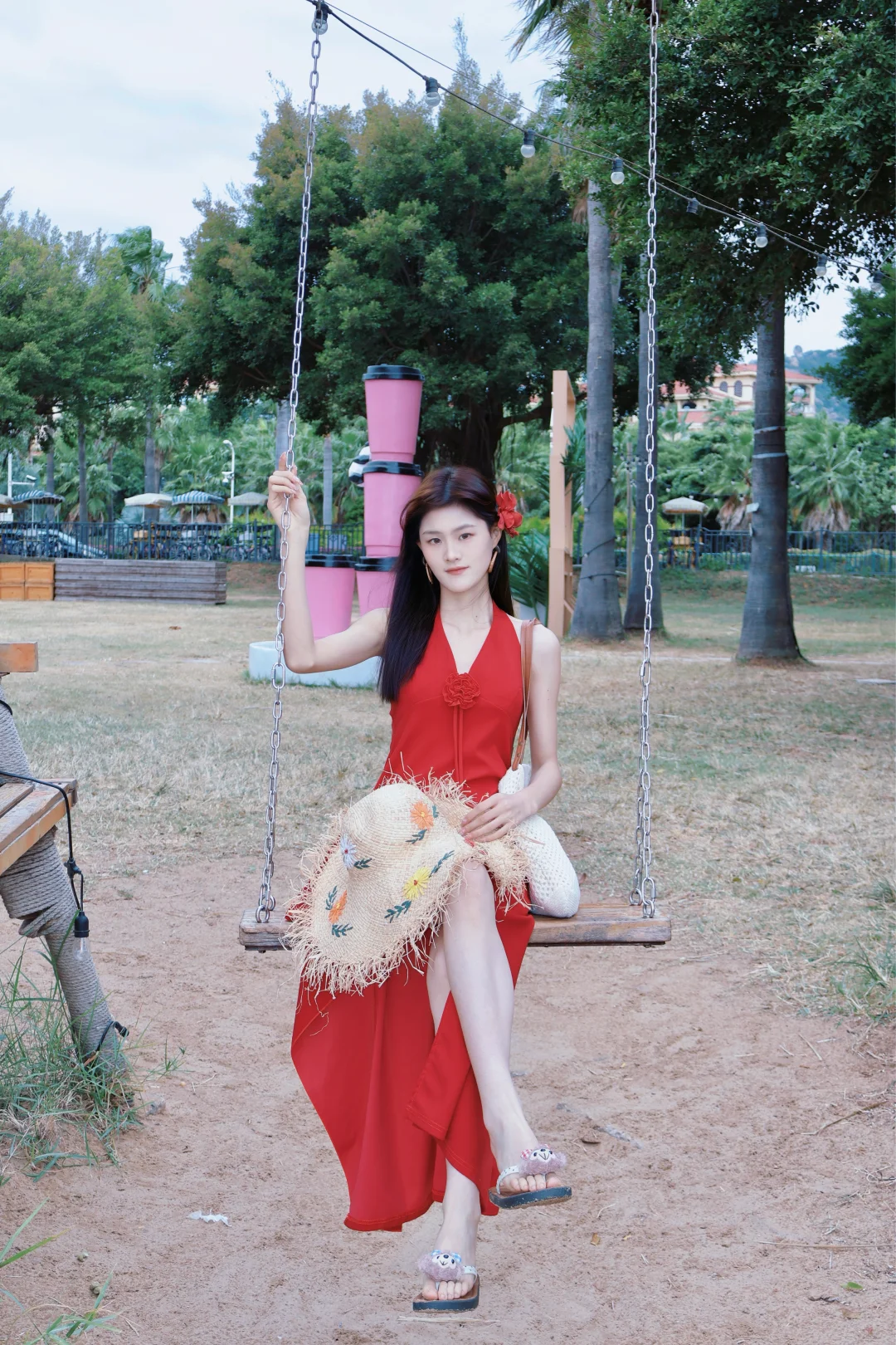 厦门陪拍｜论红色裙子跟海边的适配度！绝🥀