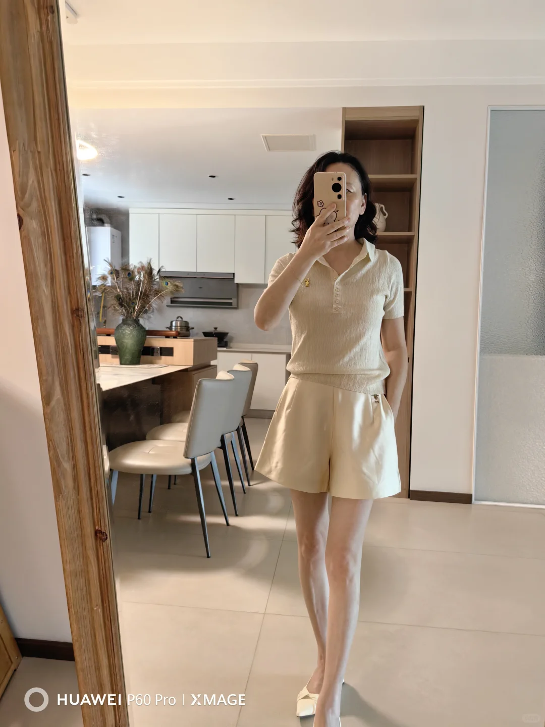 50+穿搭！🌿谁说通勤不能穿短裤？