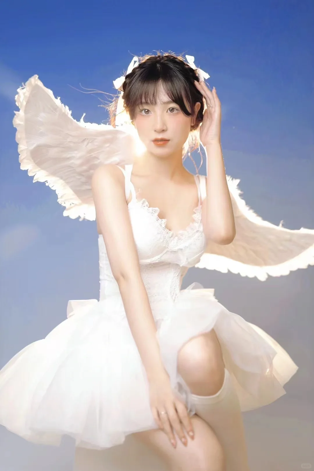 哇 是坠落人间的小仙女啊