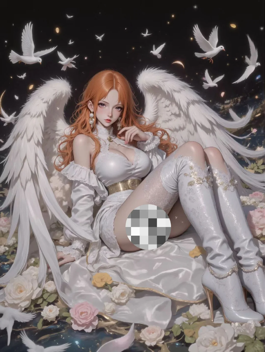 画个白天使吧！