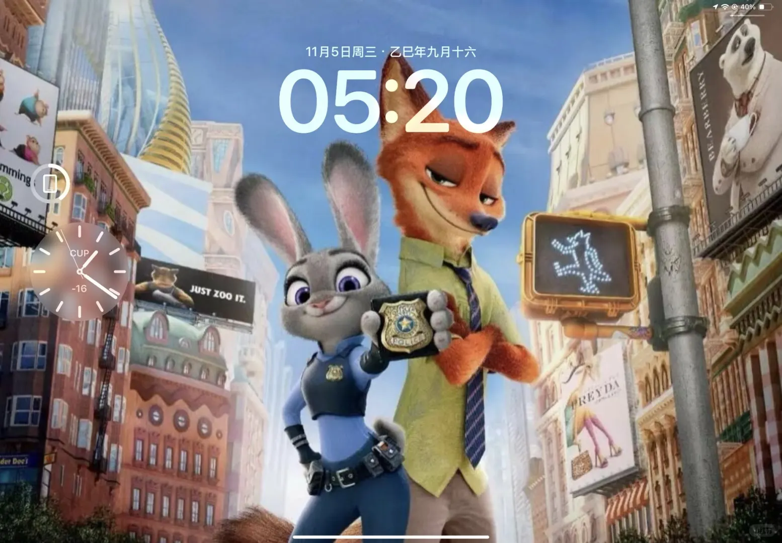 疯狂动物城·𝒁𝒐𝒐𝒕𝒐𝒑𝒊𝒂平板电脑壁纸