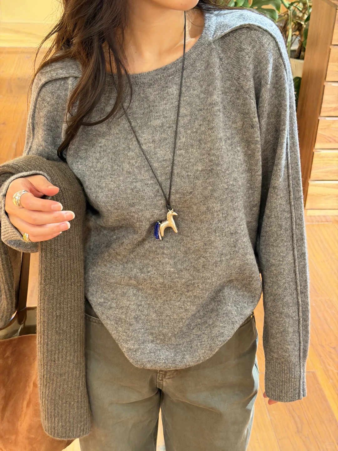 毛衣的慵懒自在！