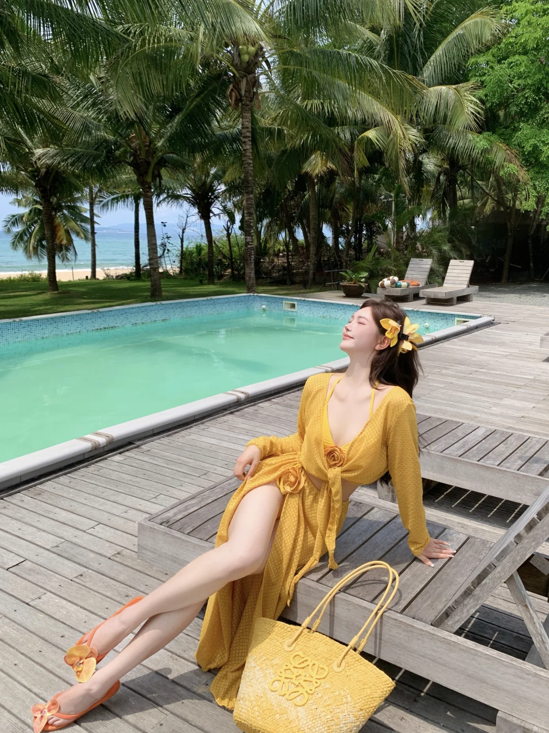 一到冬天就想去海岛度假🏖️