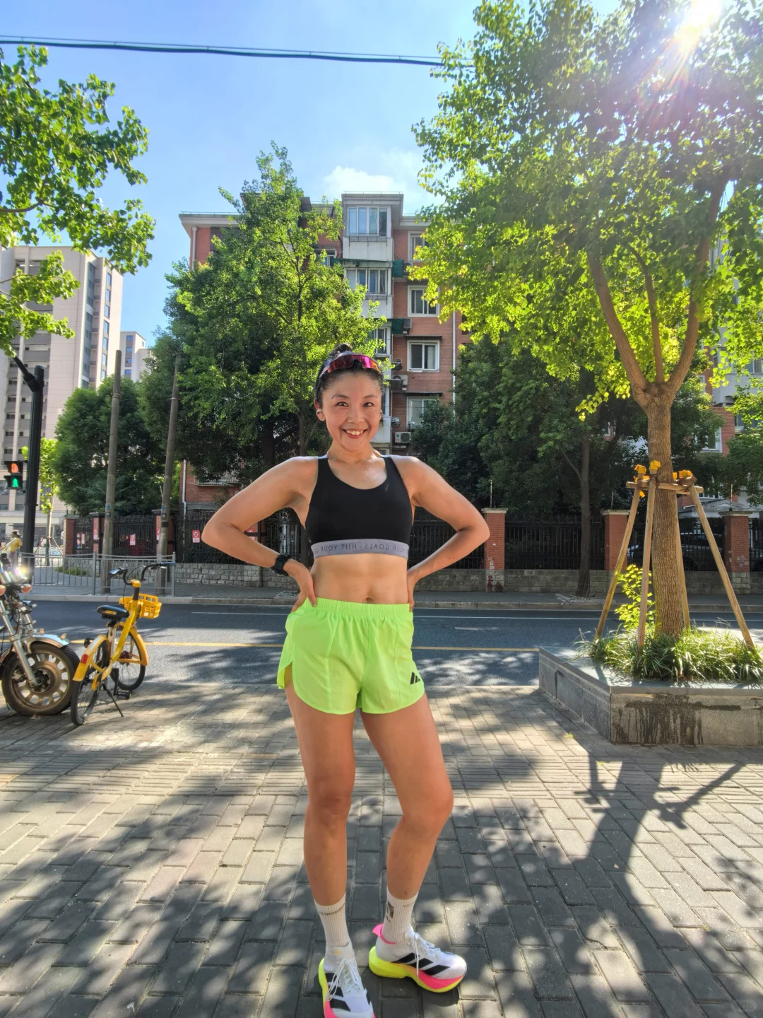 晨跑8km，我跟太阳在斗争