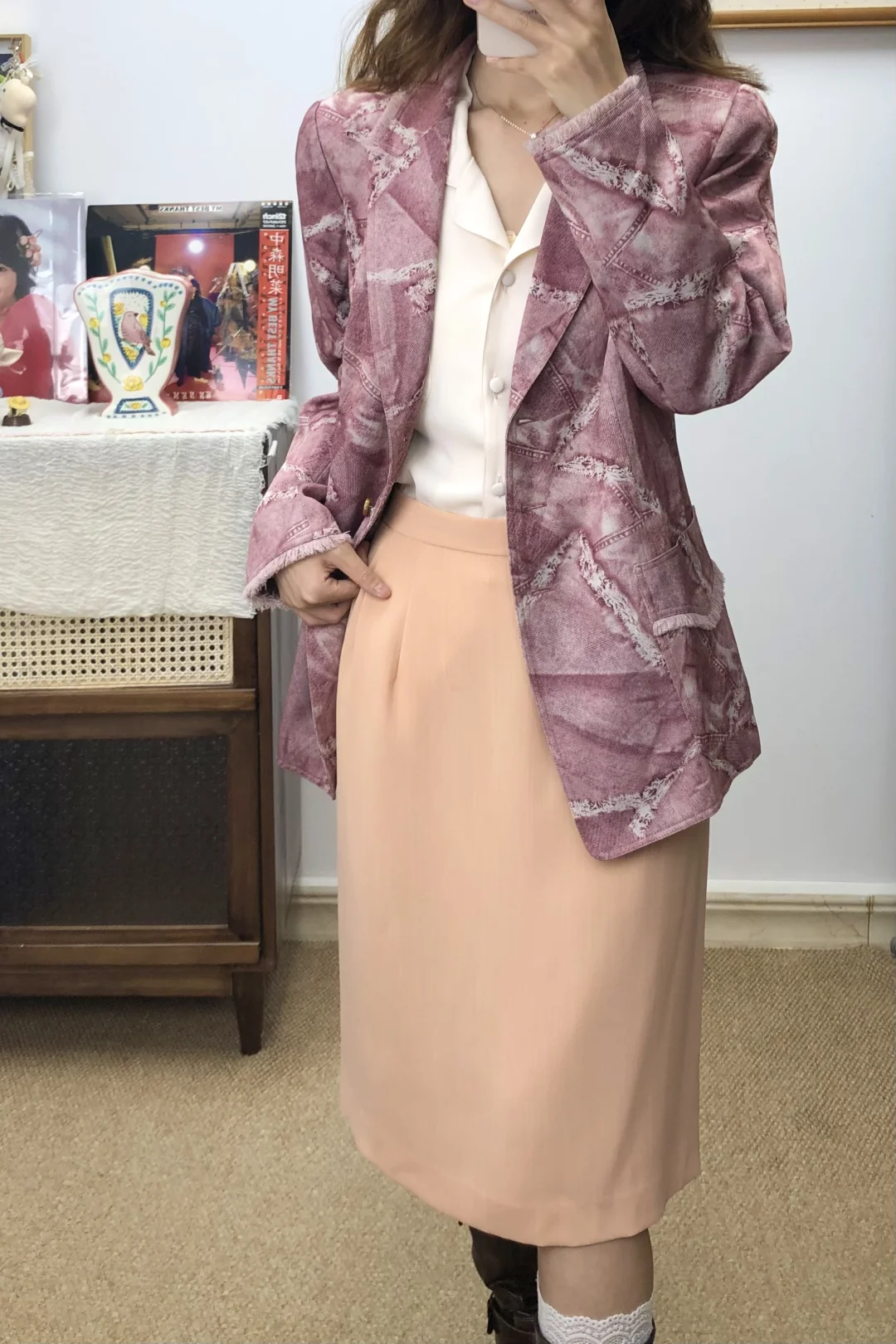 法式复古画报风外套