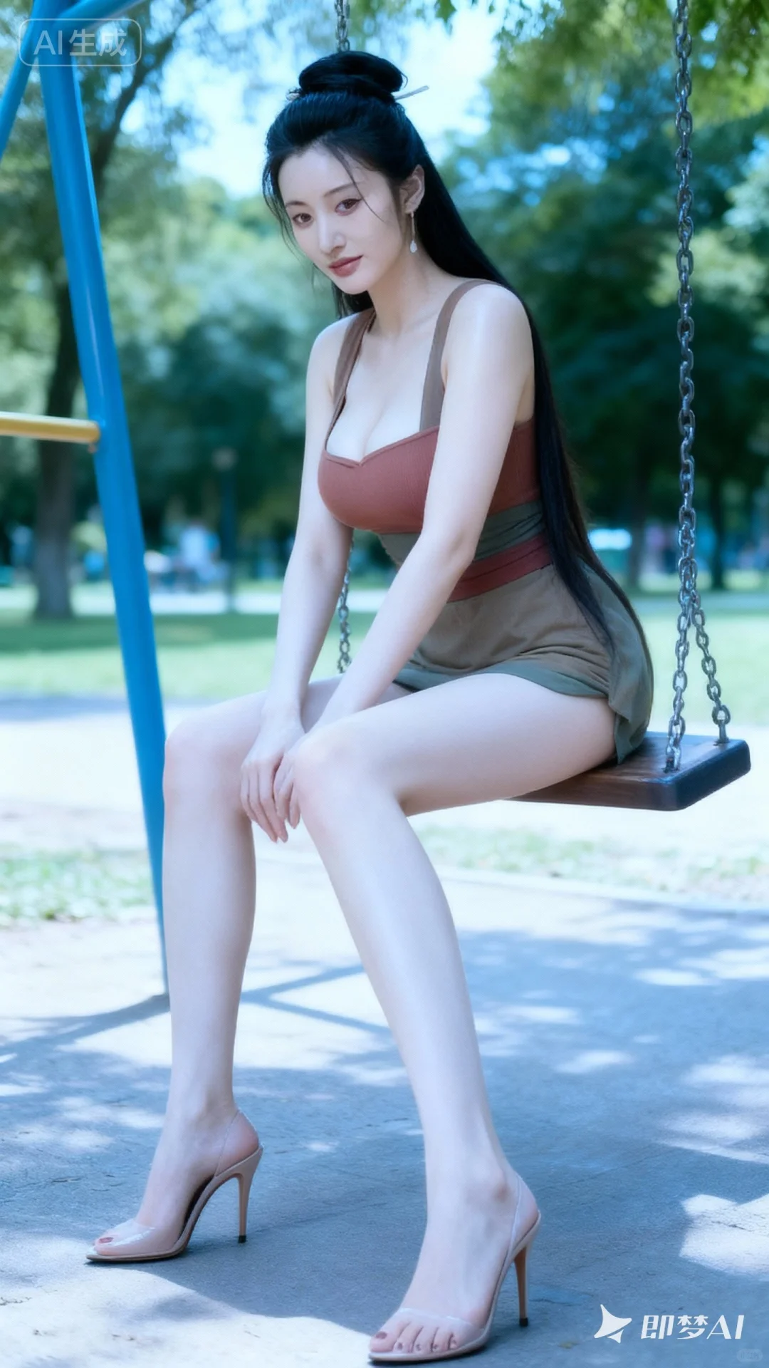 潘金莲嫂子在荡秋千