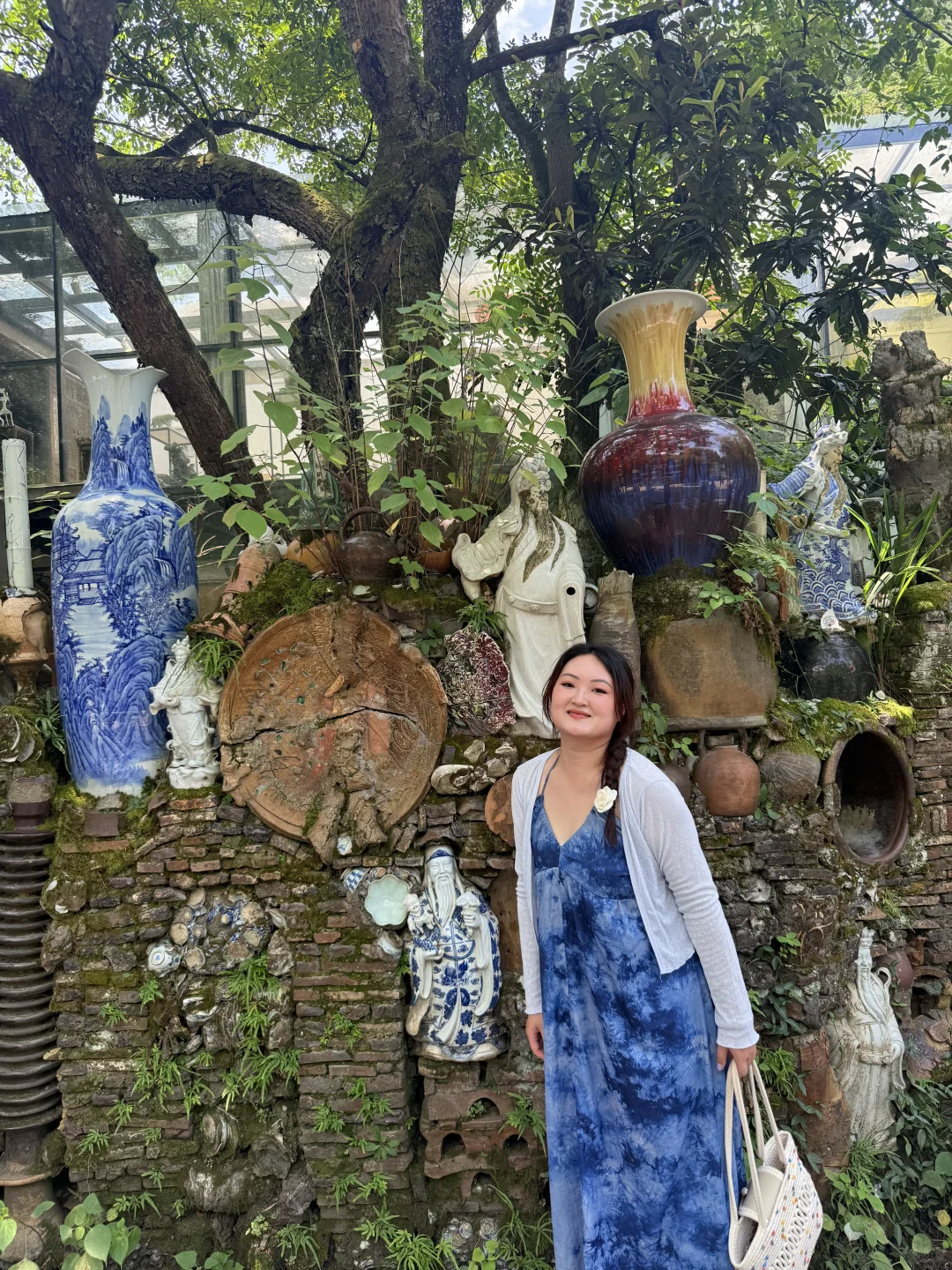 胖女生不过百情侣穿搭海边