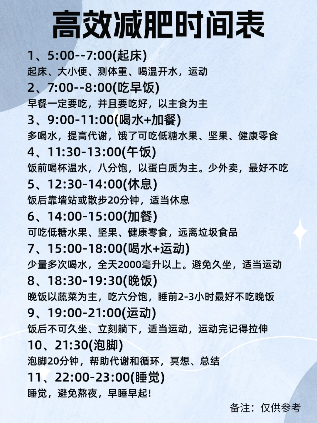 女大学生在校减肥：高效减肥时间表💪