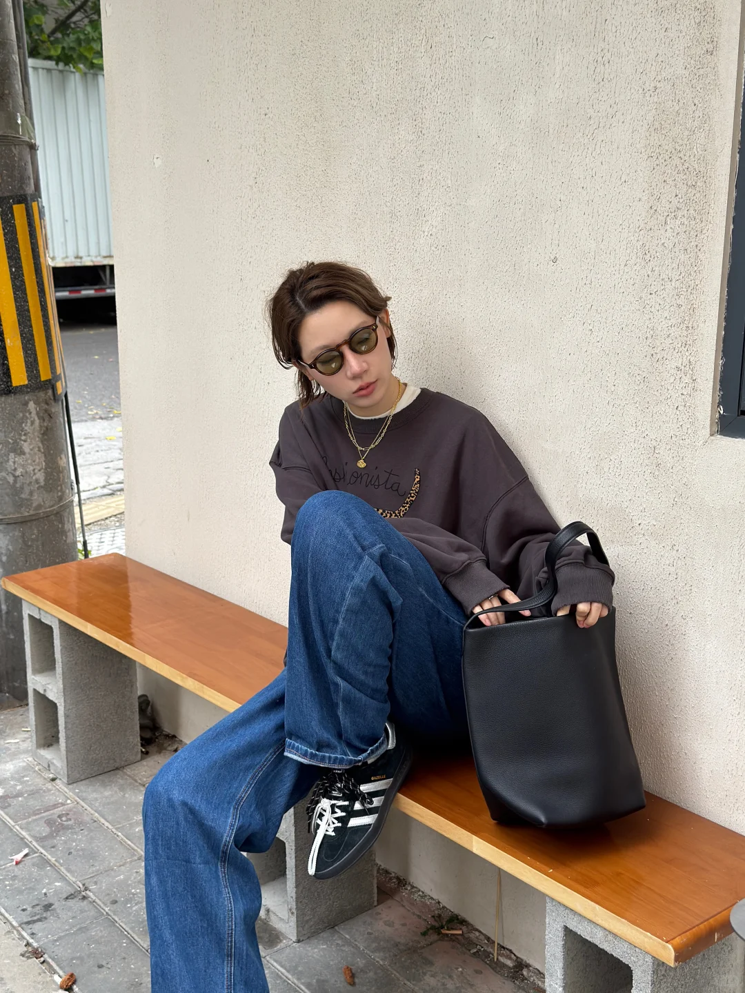 就是很爱卫衣+牛裤