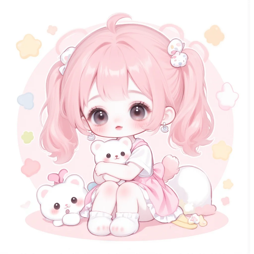 粉色梦幻：甜美与治愈的童话世界