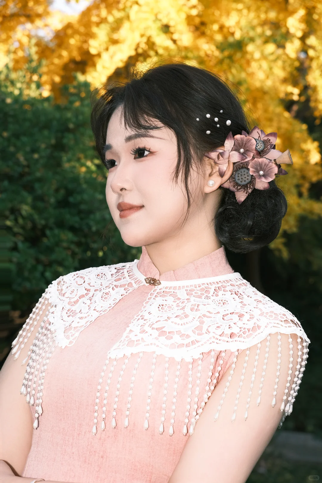 这组旗袍照竟然是在丛台公园拍的？！