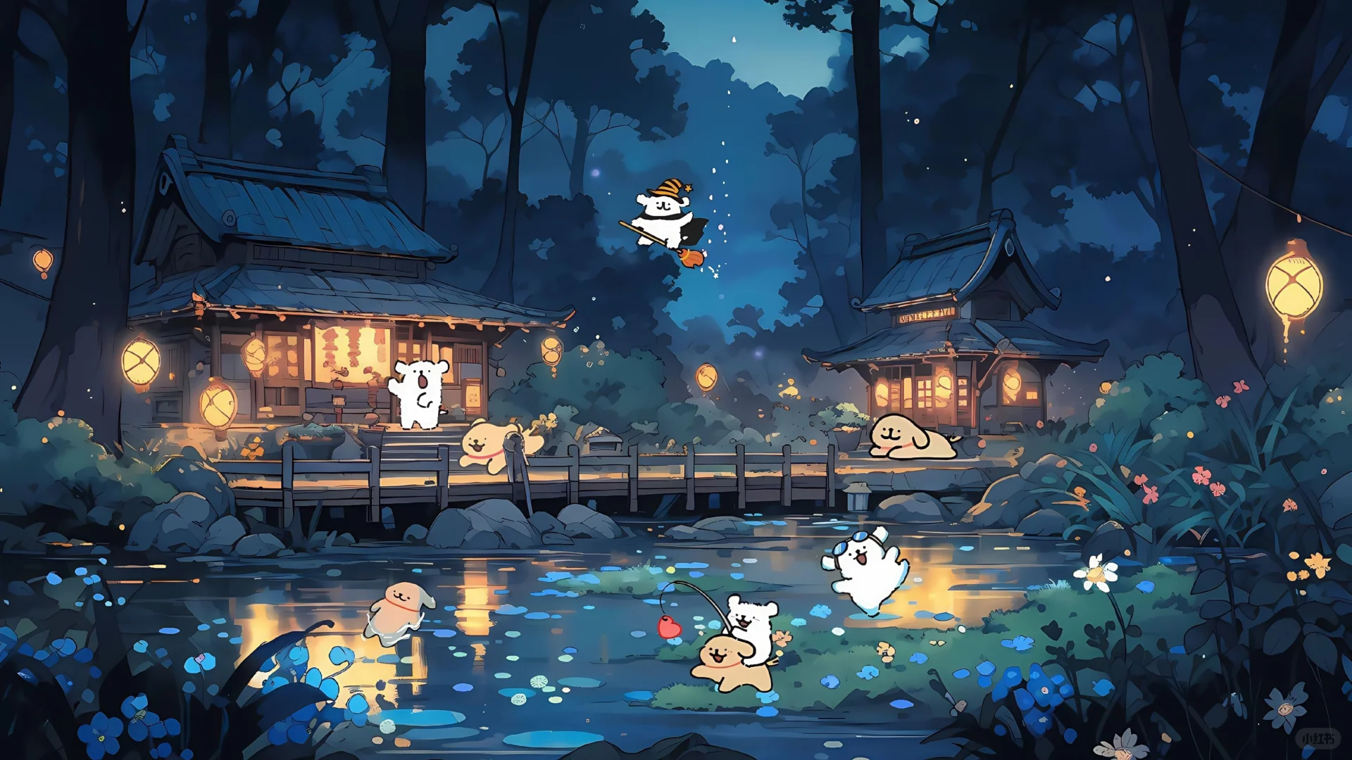 Share I 线条小狗高清壁纸【4K超清】