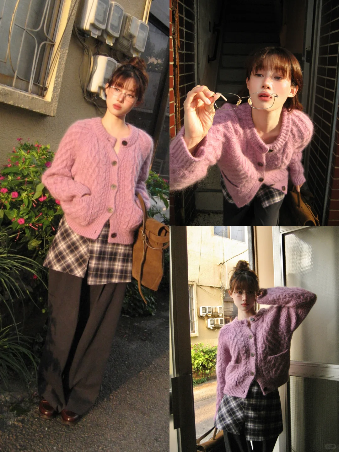 她太会穿了！把复古与松弛感焊在身上的穿搭