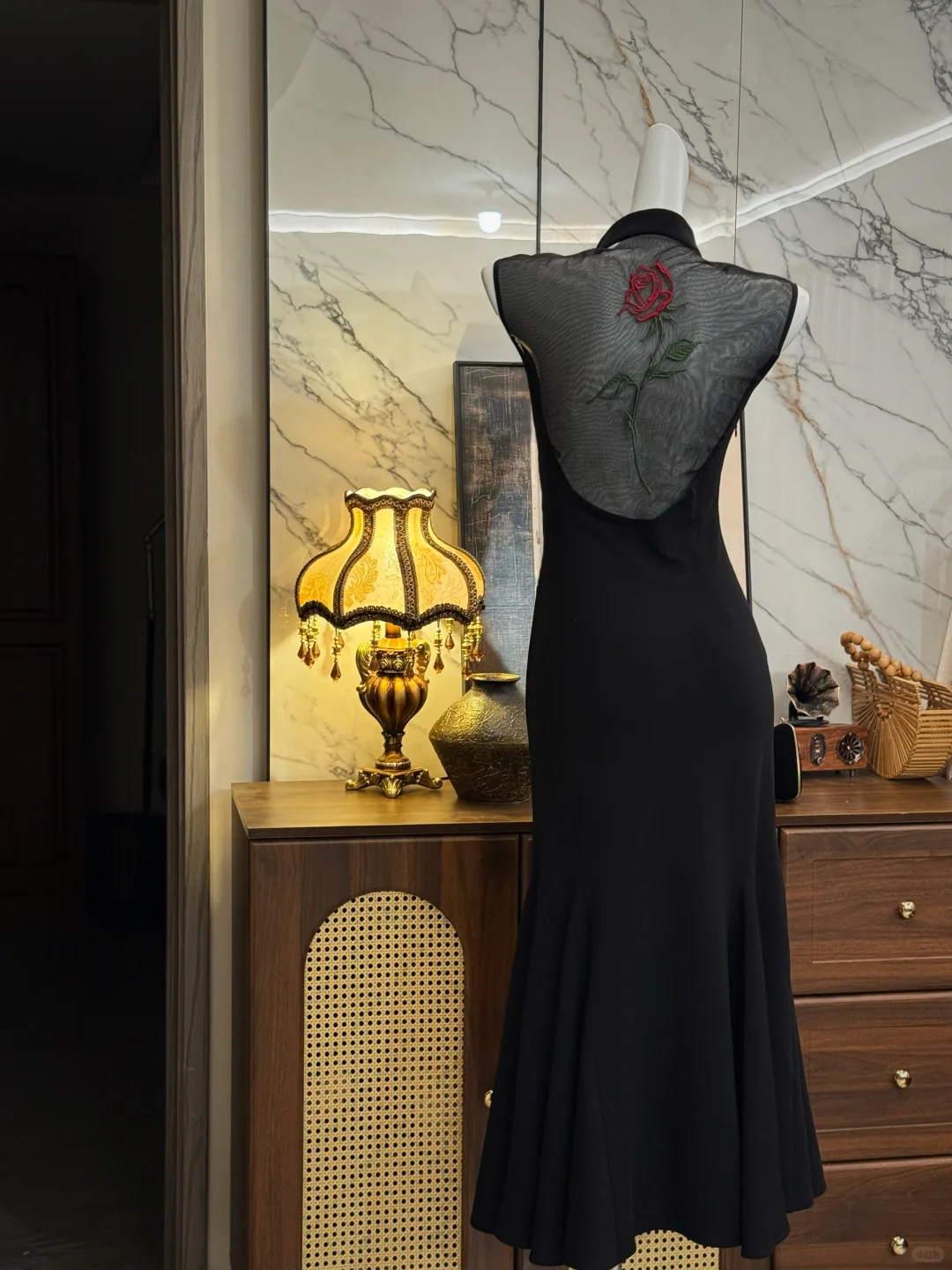 因为后背爱上这件旗袍～