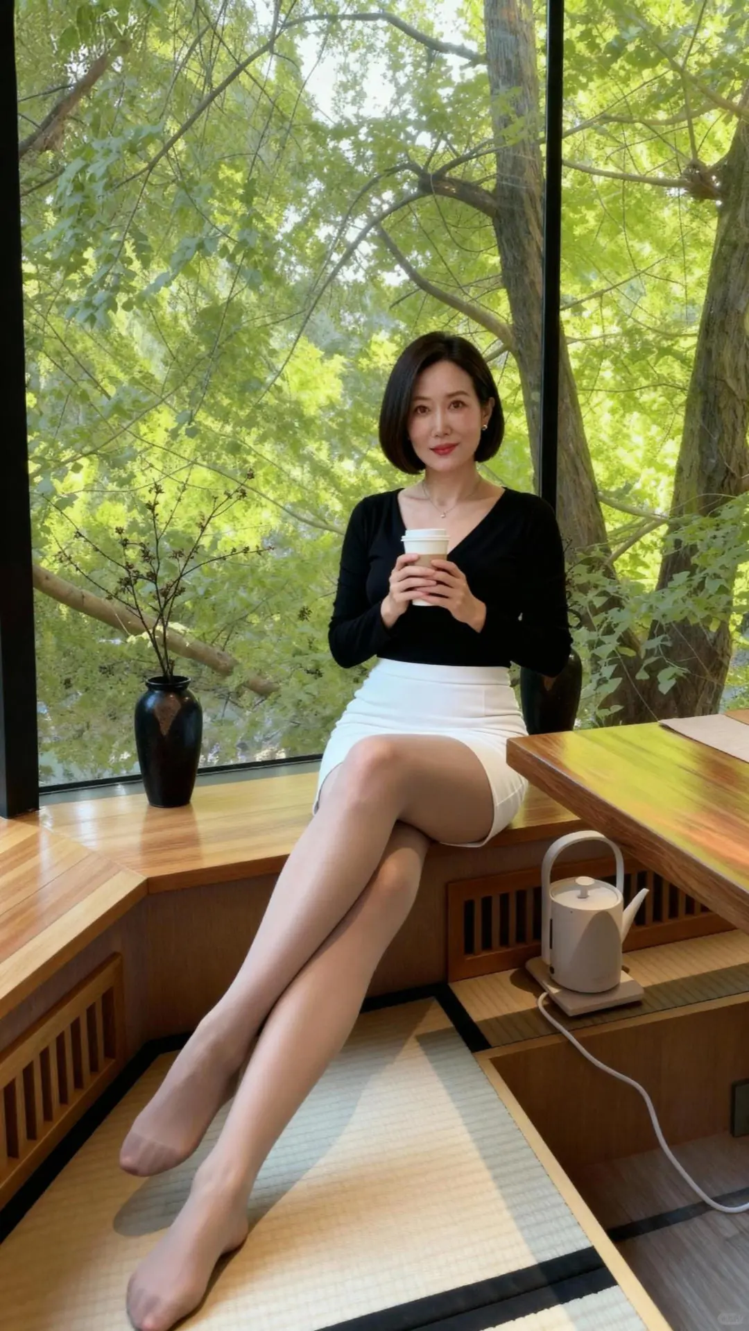 黑白穿搭 简约大方...