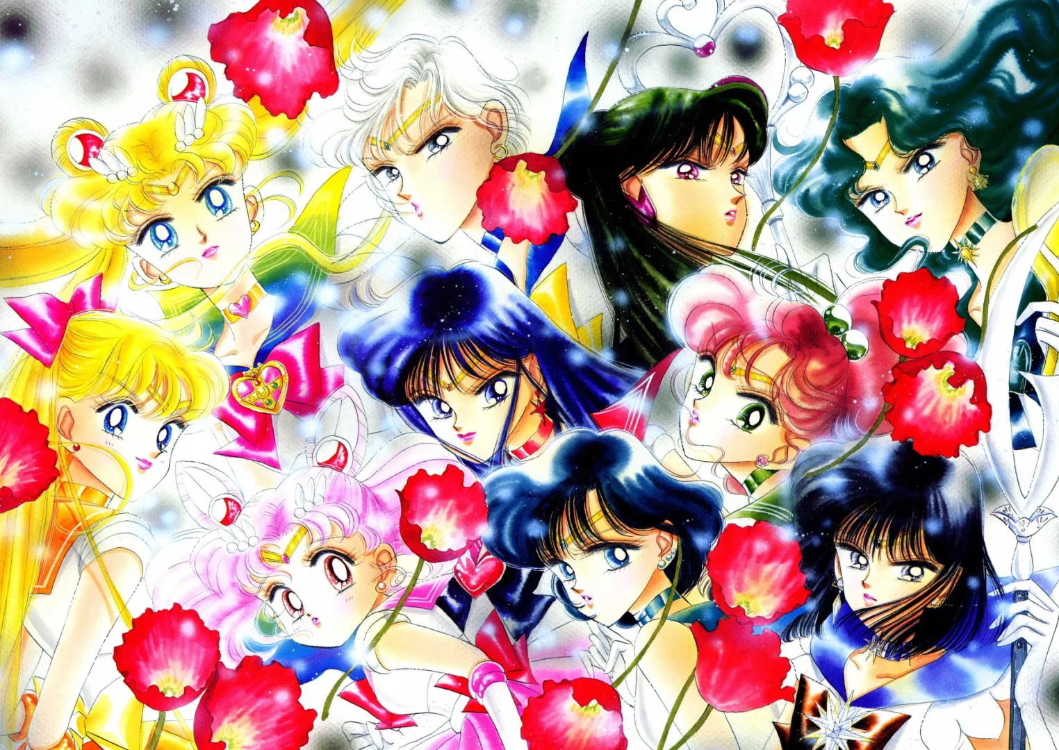 直子原画 VS TV版图片