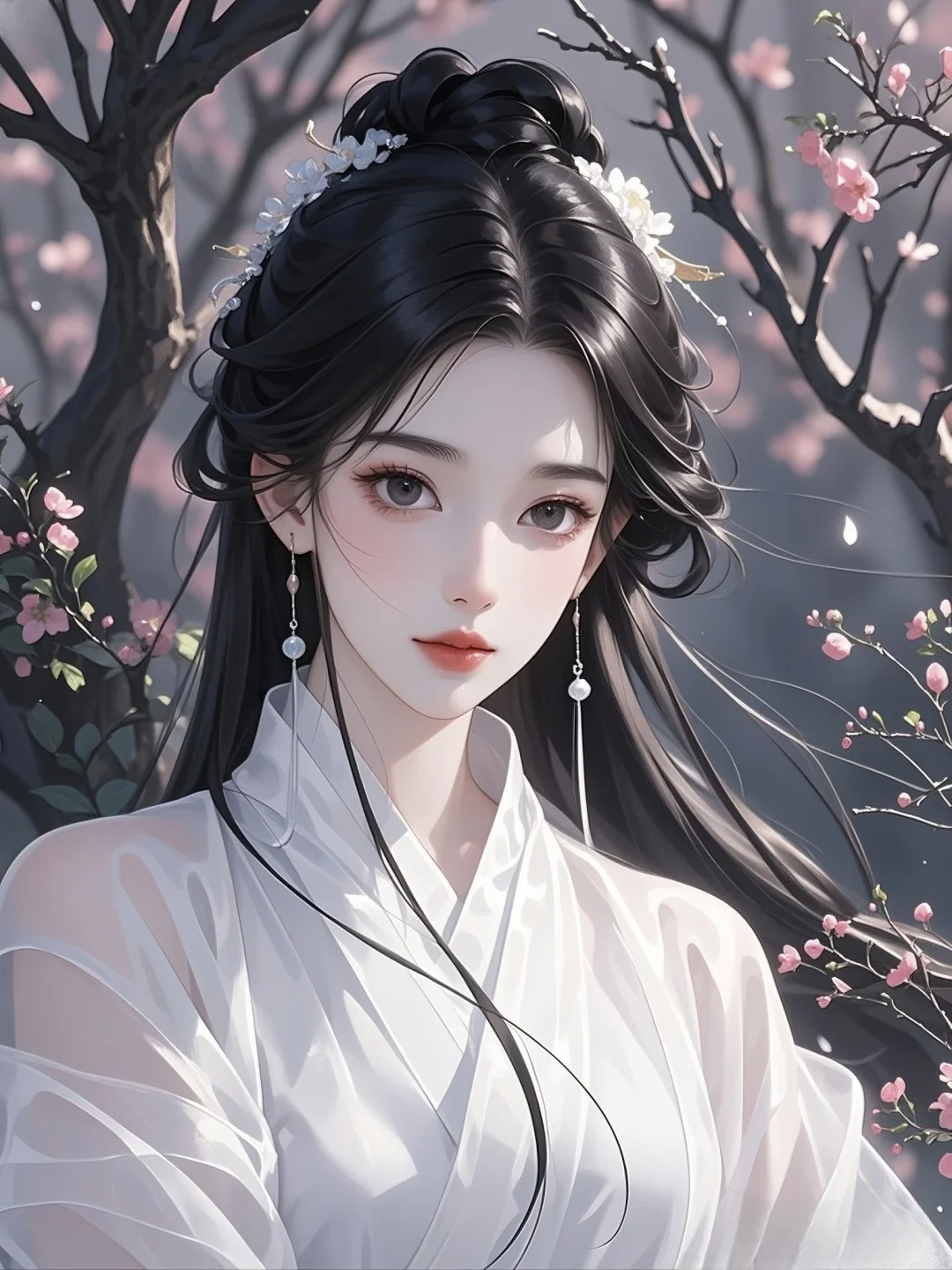 一树花开，一梦花间，一念花落