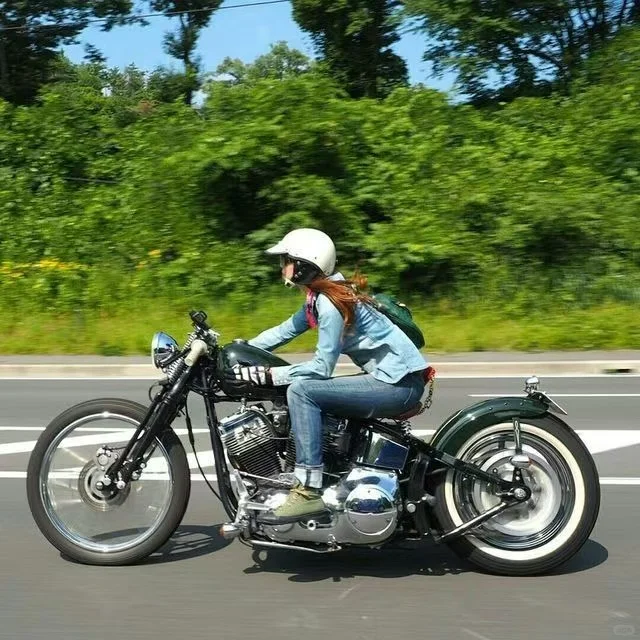 女孩机车风|阿美咔叽|美式复古穿搭