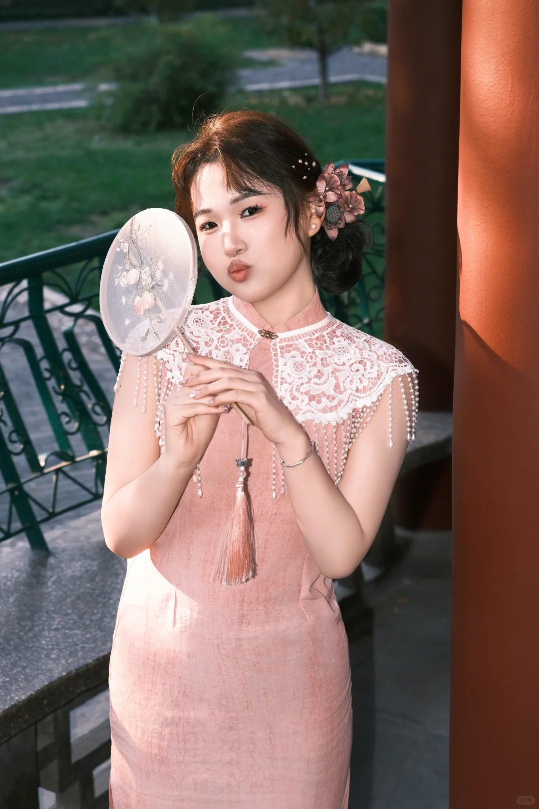 这组旗袍照竟然是在丛台公园拍的？！