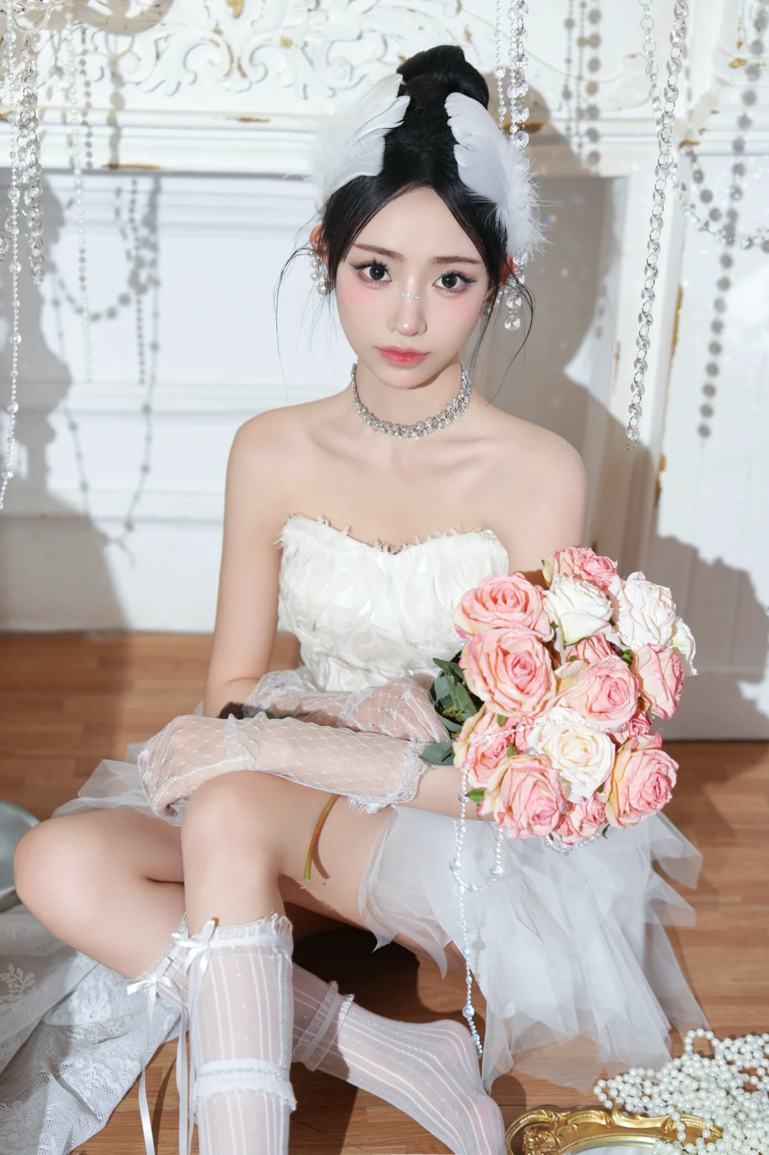 “白色天使 愿神明偏爱”✨