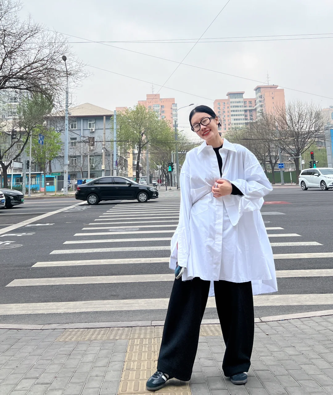 我爱的卫裤穿搭18图