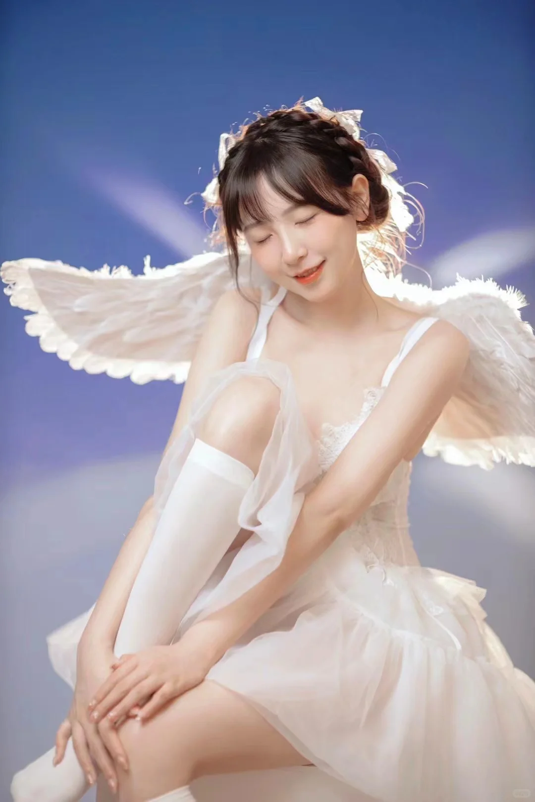 哇 是坠落人间的小仙女啊