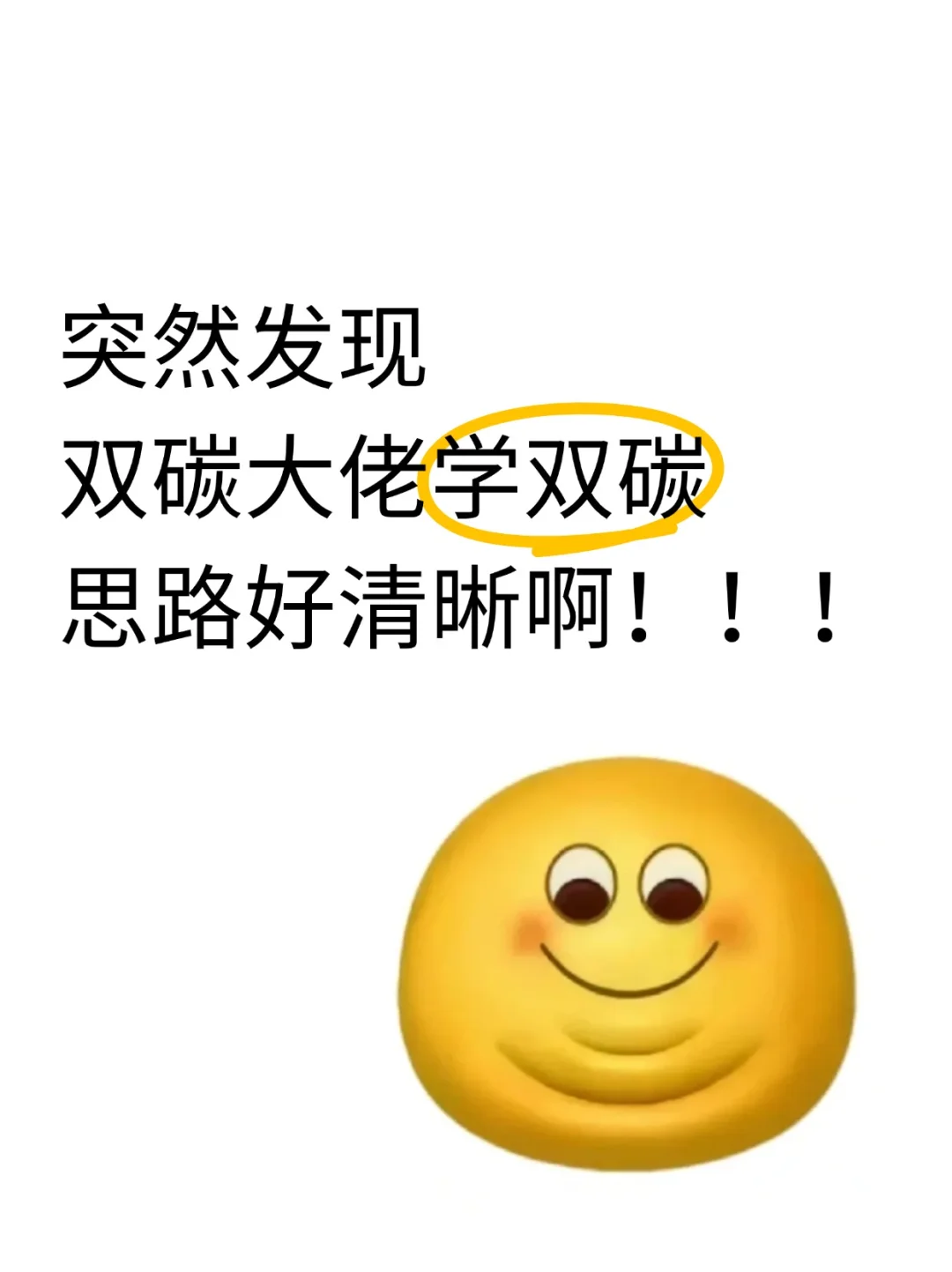 突然发现双碳大佬学双碳思路好清晰啊！！！