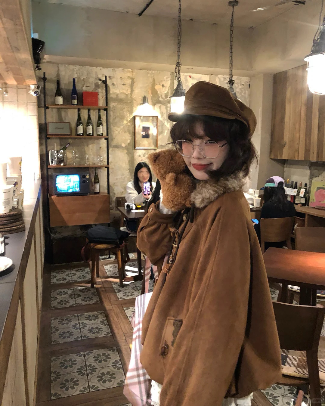 古早味日系🧸淘到超特别的vintage花苞外套！