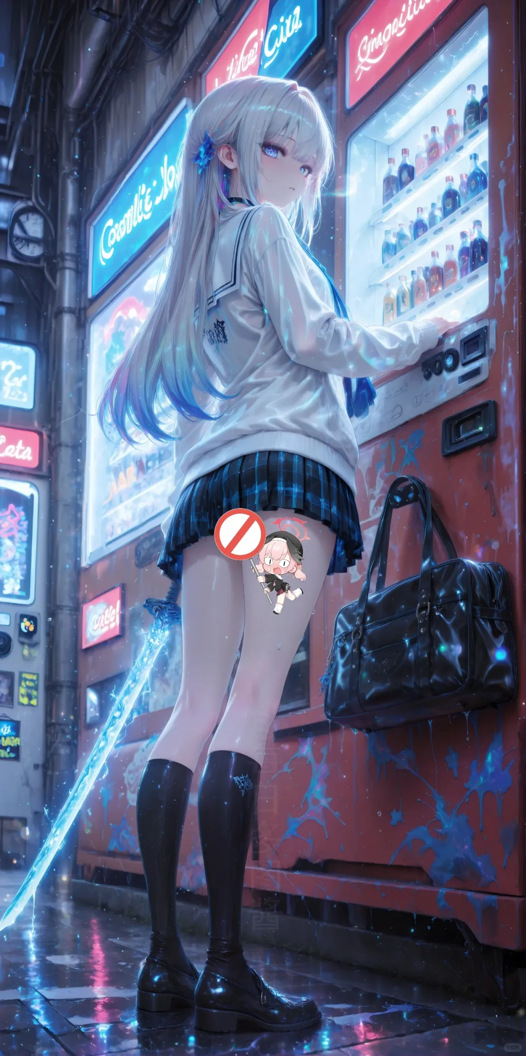 手机壁纸推荐『白丝玉腿篇』