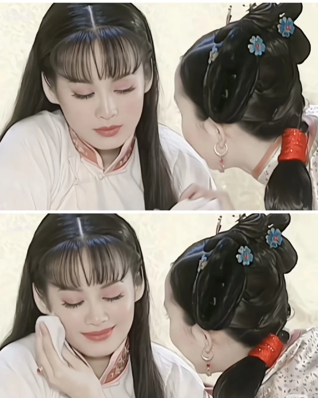 宁静，明艳大气的长相，野性难驯的气质