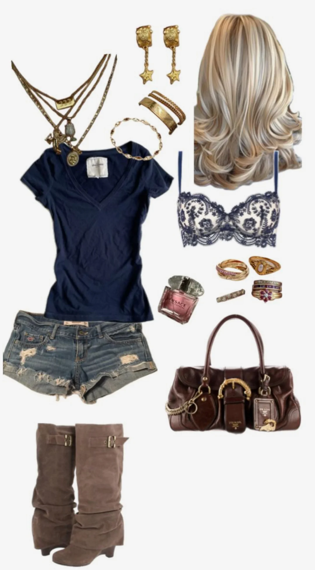 小时候就觉得很时髦的穿搭