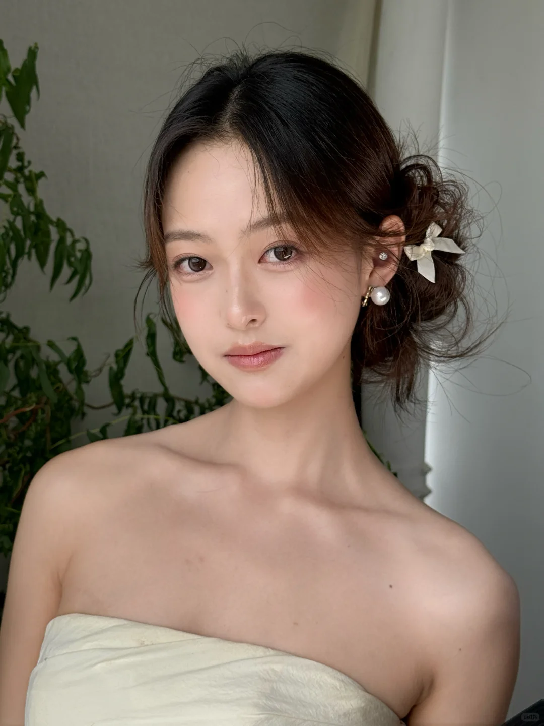 韩系侧丸子温柔感十足🫧