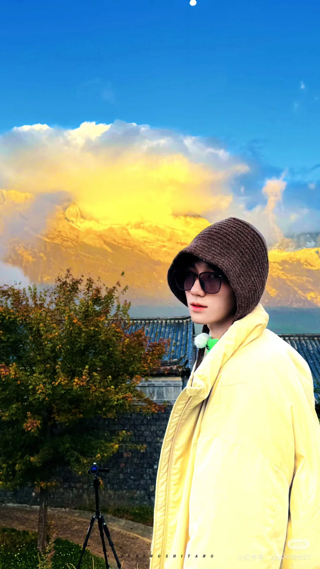 她在山里的每一天都美到窒息⛰️