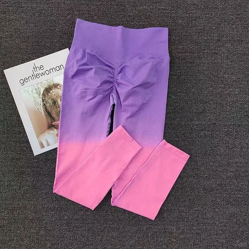 被问麻了❗ 这高腰渐变色蜜桃裤必须安利