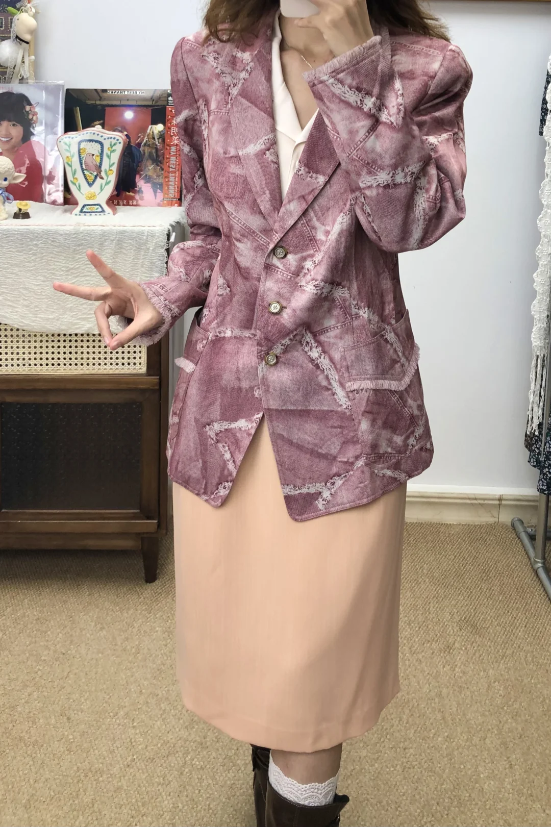 法式复古画报风外套