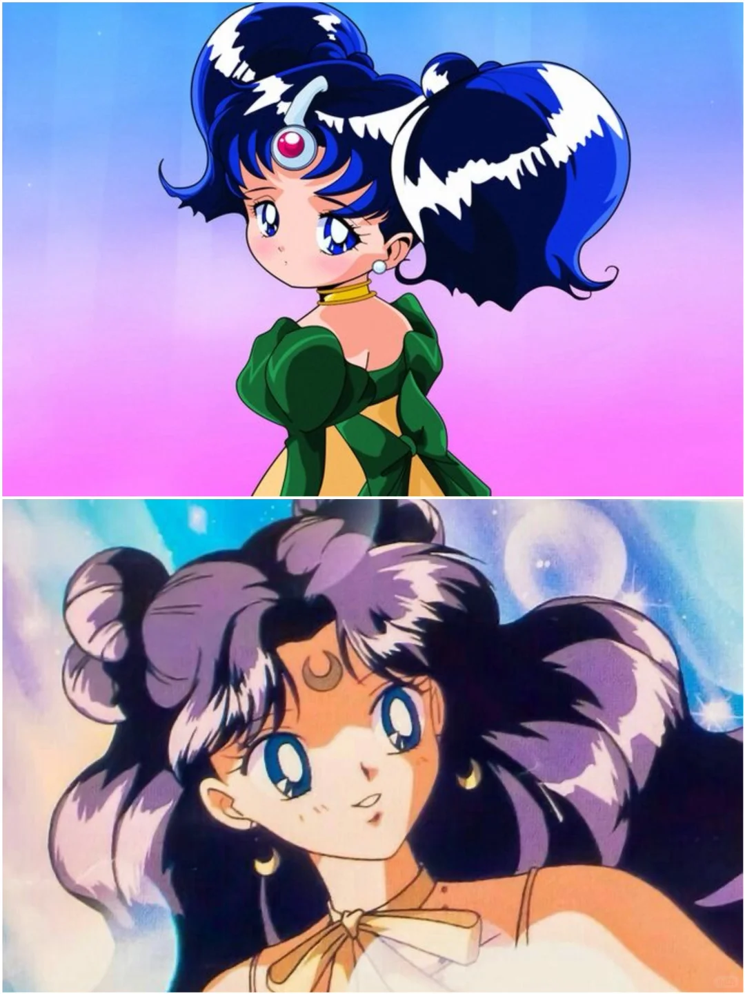 很多说她们发型很像「美少女战士」