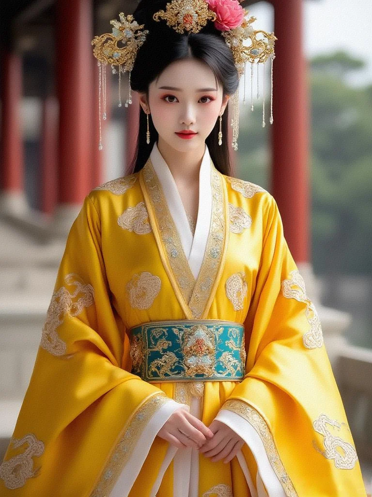 AI作图第207次（御园风华・金缕娇颜）